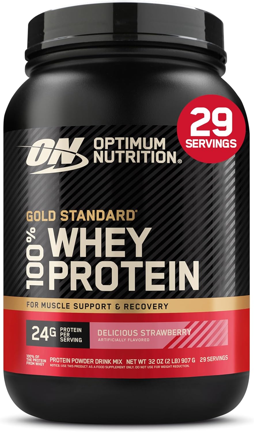 Optimum Nutrition Whey Protein Powder - Double Rich Chocolate Flavor | 1.98 lb Size