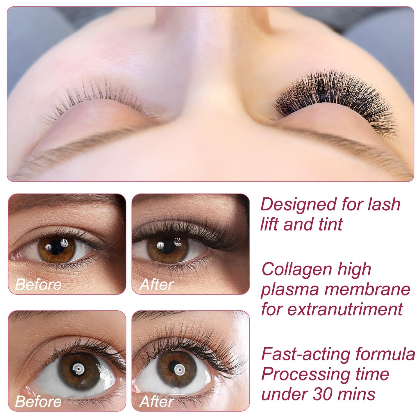 Lash Lift Kit, Eyelash Lift Kit, Professional Eyelash Extensions,Semi-Permanent Curling Lash Perm Kit, Long Lasting Wave Lash Curling for Home or Salon Use Beautify Your Lashes
