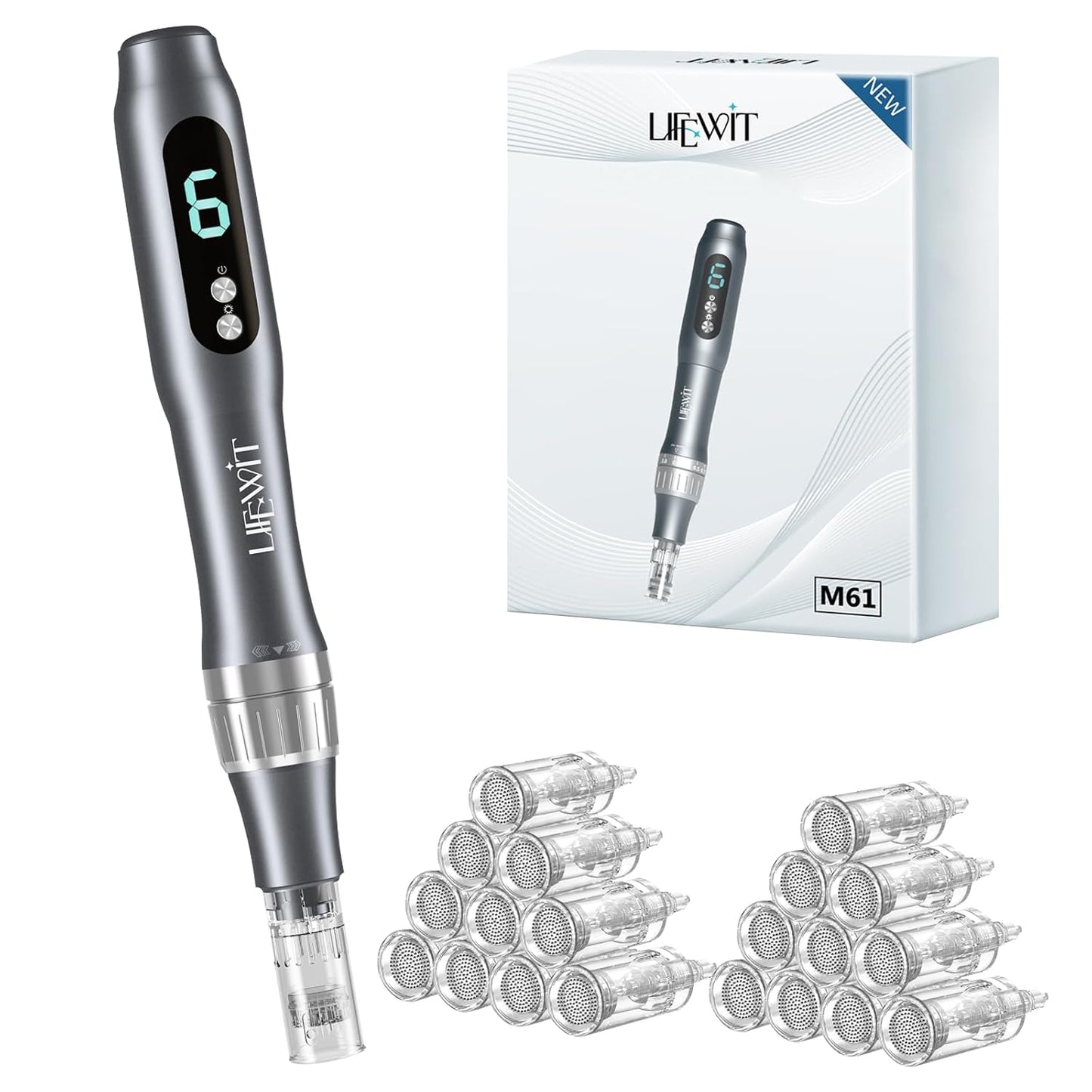 Microneedling Derma Stamp Pen - 0.25mm Dermastamp System for Skin Care | Effective Tool for Women