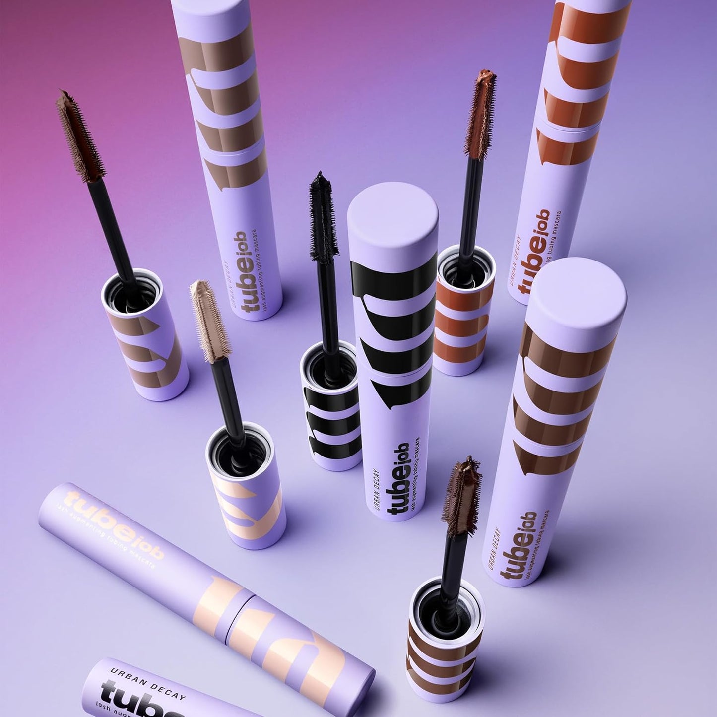 Urban Decay Tubing Mascara - 24HR Lengthening & Volumizing Formula | Anti-Clump, Waterproof, Washable with Castor Oil & Peptides