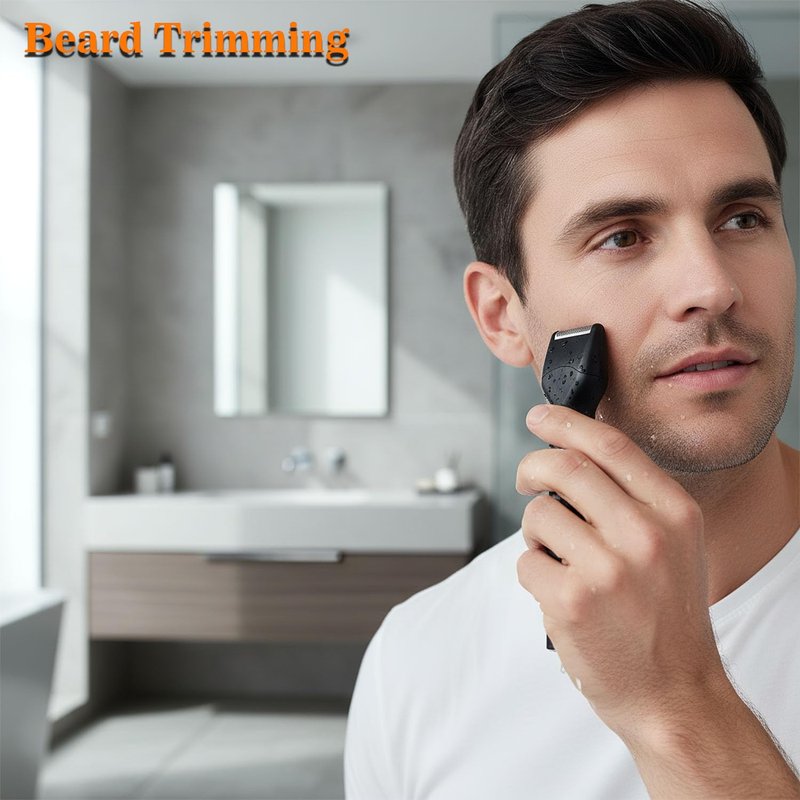 POSIKO Ear and Nose Hair Trimmer Clipper - 4-in-1 Grooming Tool for Nose Hair, Ear Hair, Beard, Eyebrows, Head Hair, Body Hair, Armpit, Leg (Black)