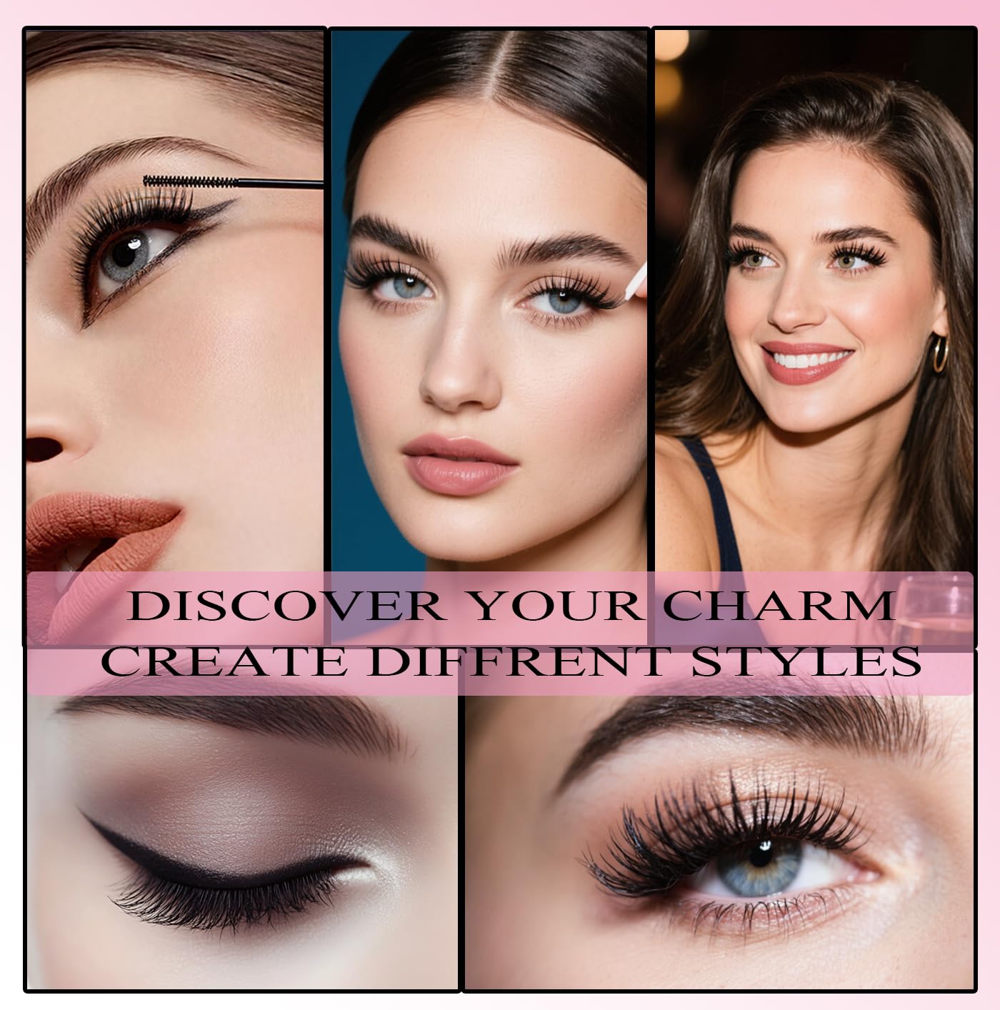 Wispy Lash Clusters Kit 800pcs Lash Extension Kit Eyelash Clusters 30D&40D&50D Natural Lashes Clusters 8-18mm DIY Individual Lashes Cluster