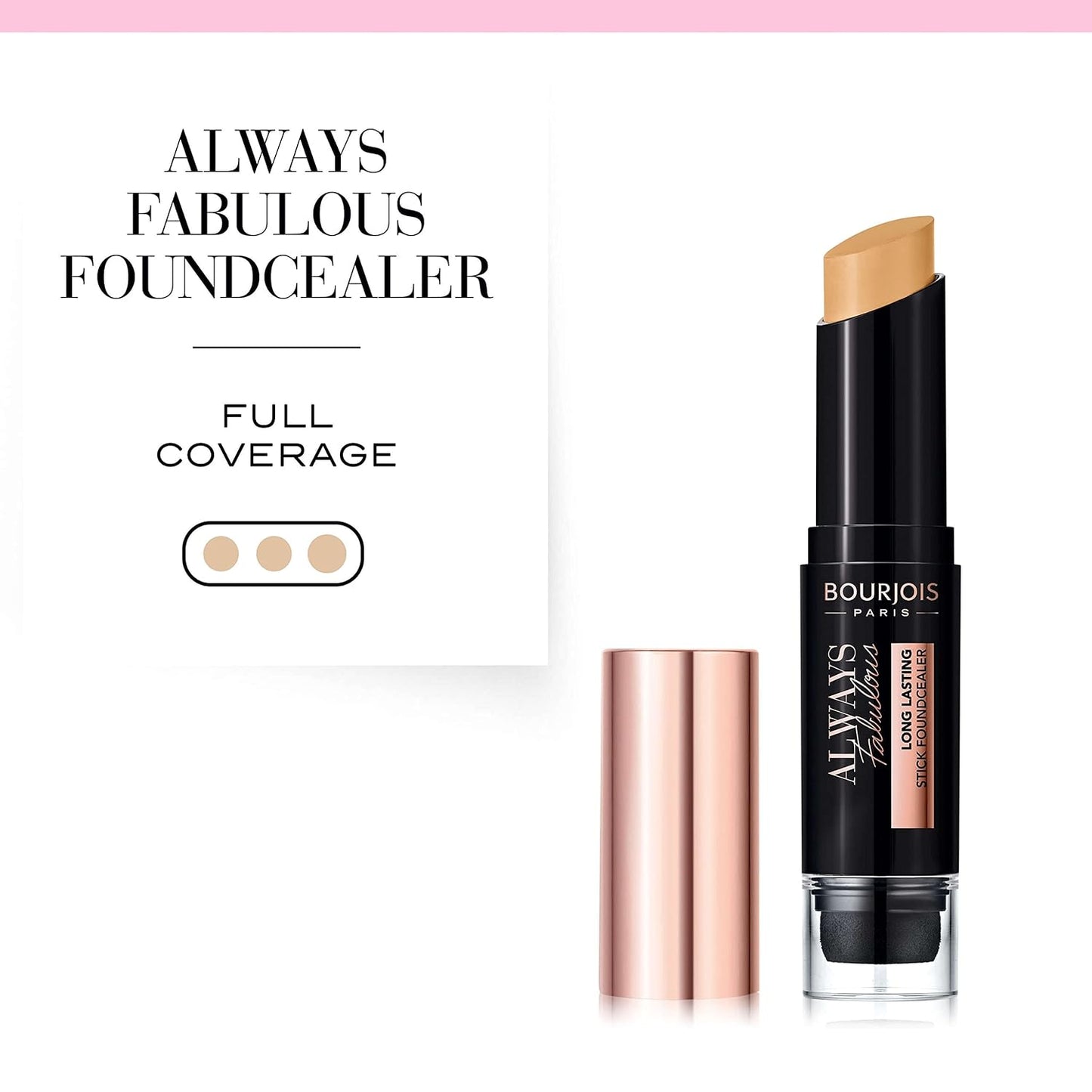 Bourjois 24 Hour 2-in-1 Foundation & Concealer Stick - Honey Beige | Blending Tool Included