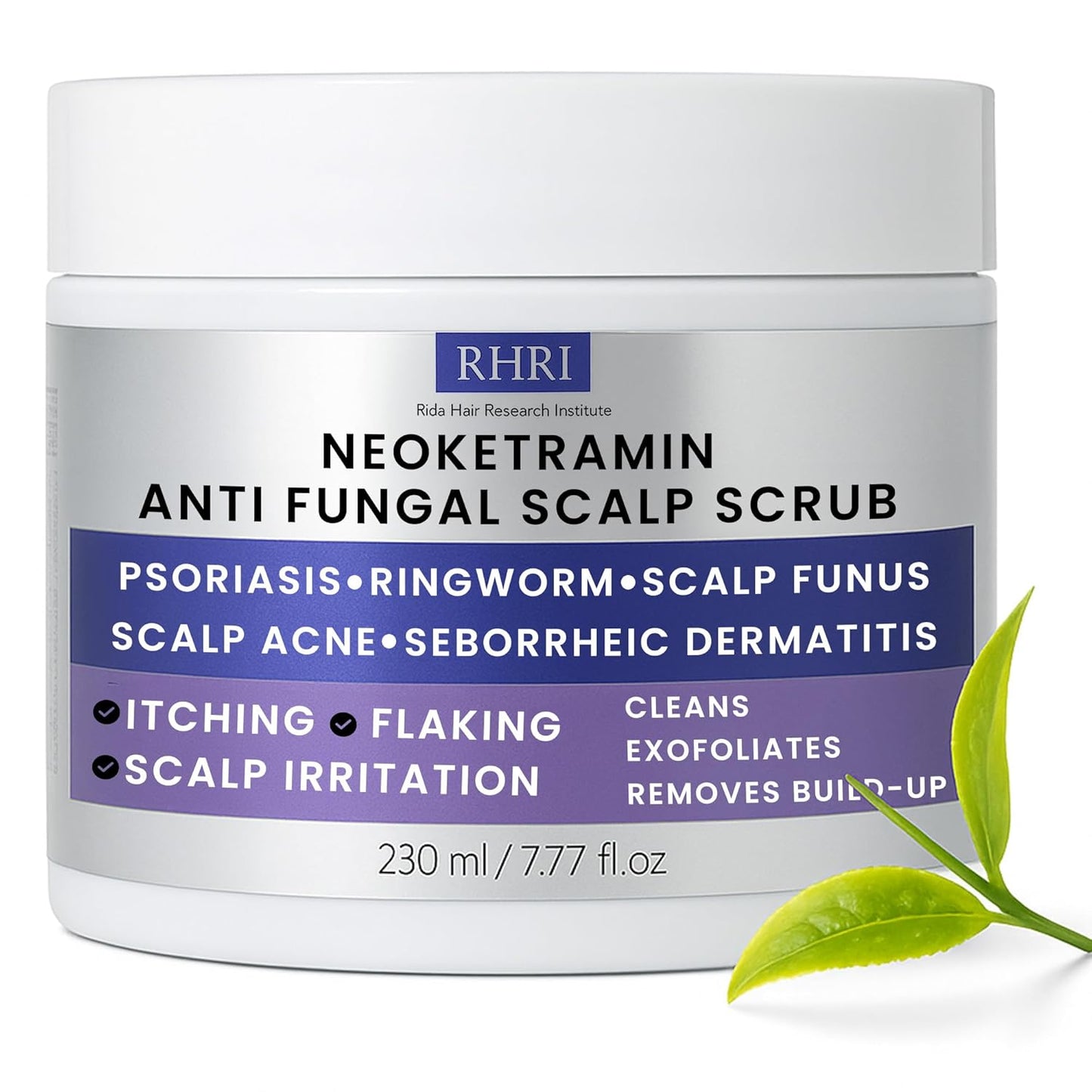 Anti Fungal Scalp Scrub for Men & Women - Medicated Dandruff Relief for Dry, Itchy, Flaky Scalp | Treat Folliculitis, Psoriasis, Ringworm