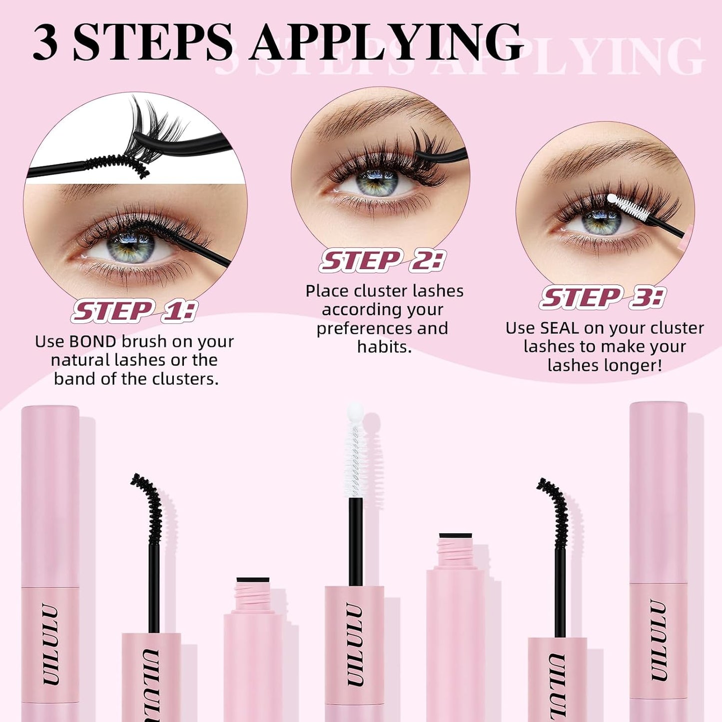 Lash Bond and Seal - 2-in-1 Waterproof Eyelash Adhesive & Sealer (5ml) | Strong Hold for DIY Lash Extensions