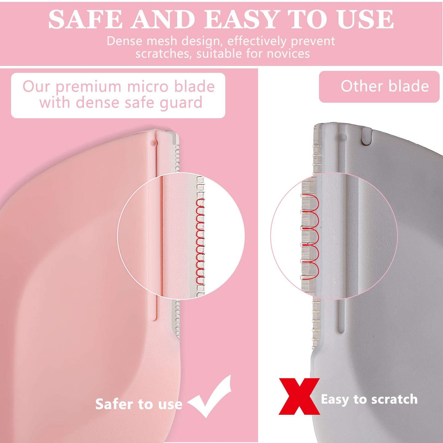 Patelai 21 Pcs Eyebrow Razors for Women Dermaplaning Tool Razor Eyebrow Blades Facial Razors for Men Trimmer Microblade Leaf Shaped Facial Shaper Shaver for Face Upper Lip Hair travel