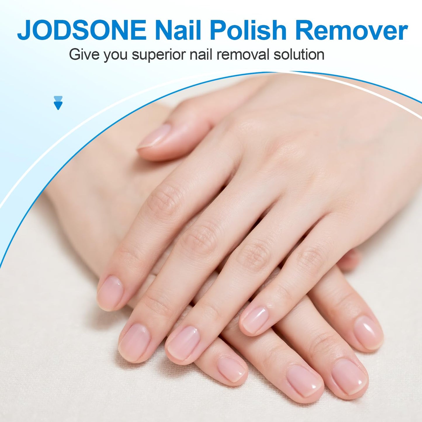JODSONE Acetone-Free Nail Polish Remover 8.45 Fl Oz Gel Nail Polish Remover Professional Soak off for Acrylic Nail Remover and Removal Gel Nail Polish for Home Salon