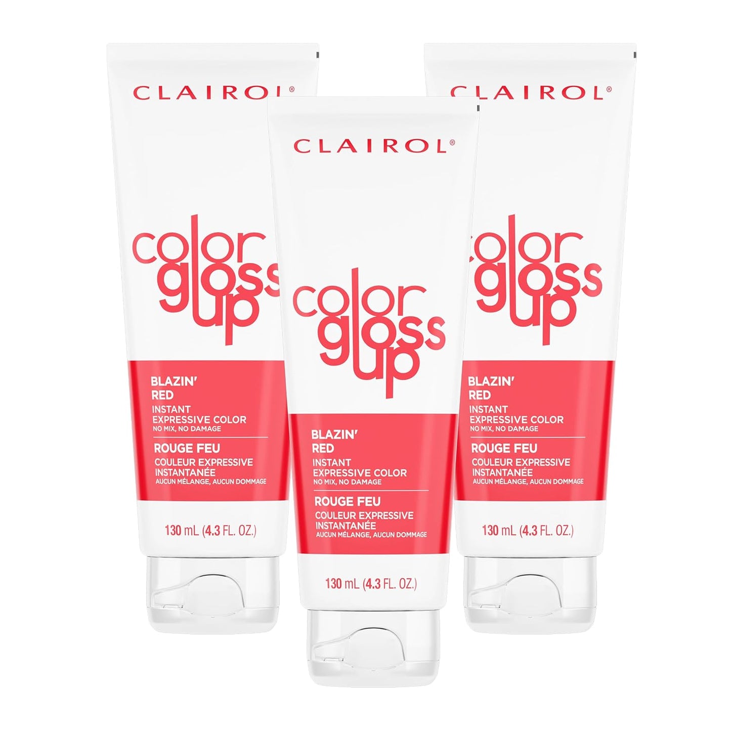Clairol Color Gloss Up Temporary Hair Dye - Blazing Red | Vibrant Color, Easy Application