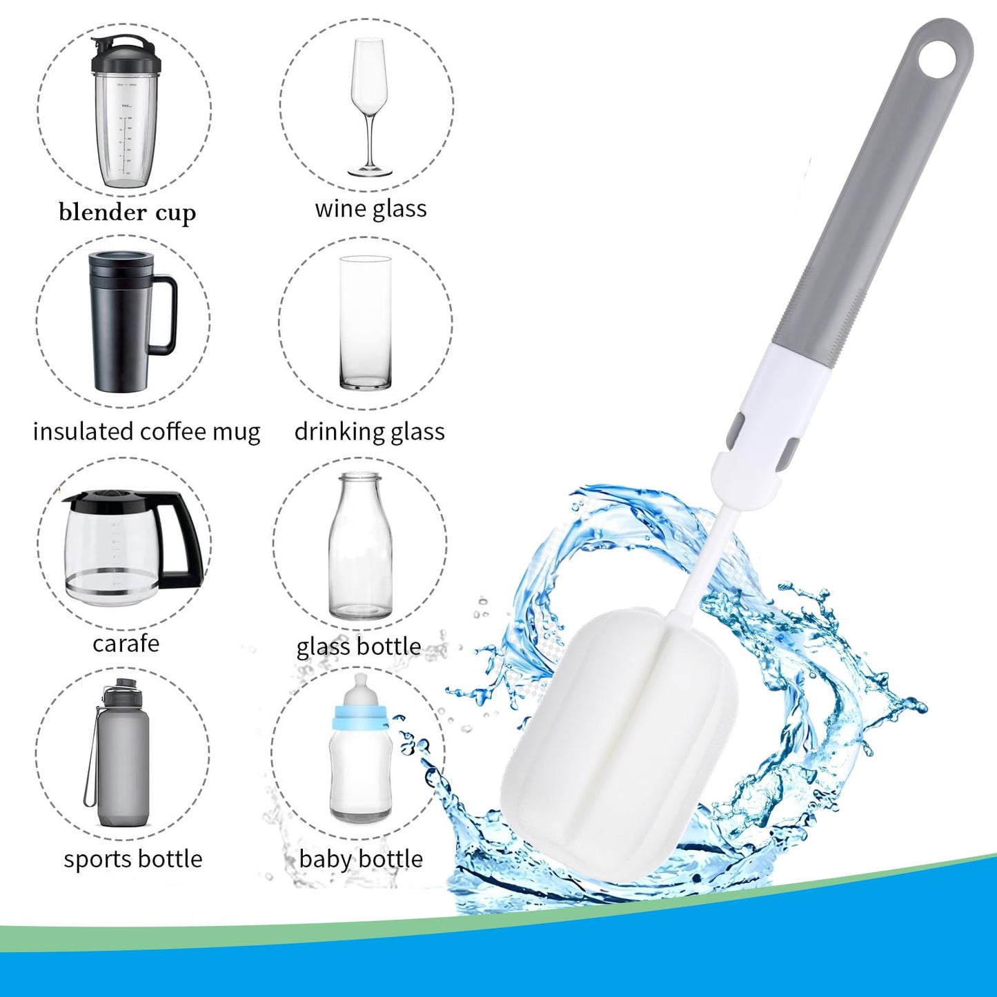For Nutribullet Blender Cups, Blender Replacement Parts 32oz Cups with Flip-Top To-Go-Lid Compatible with Nutribullet Replacement Parts 32oz for Nutri Bullet 600W and 900W NBR-0601WM