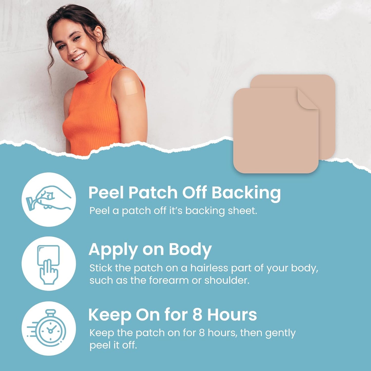 B12 Firming Patches - Natural Energy & Focus Support | Pack of 60