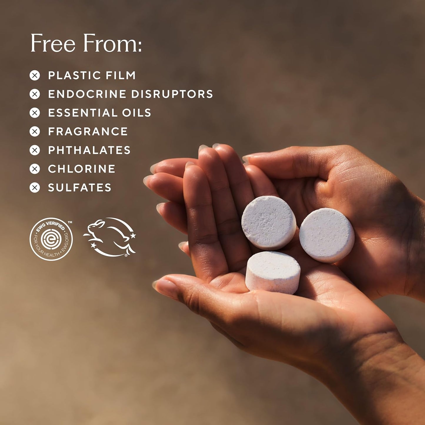 Dishwasher Tablets - 60 Ct Plastic-Free Pods | Fragrance-Free & Human-Safe Cleaning Power
