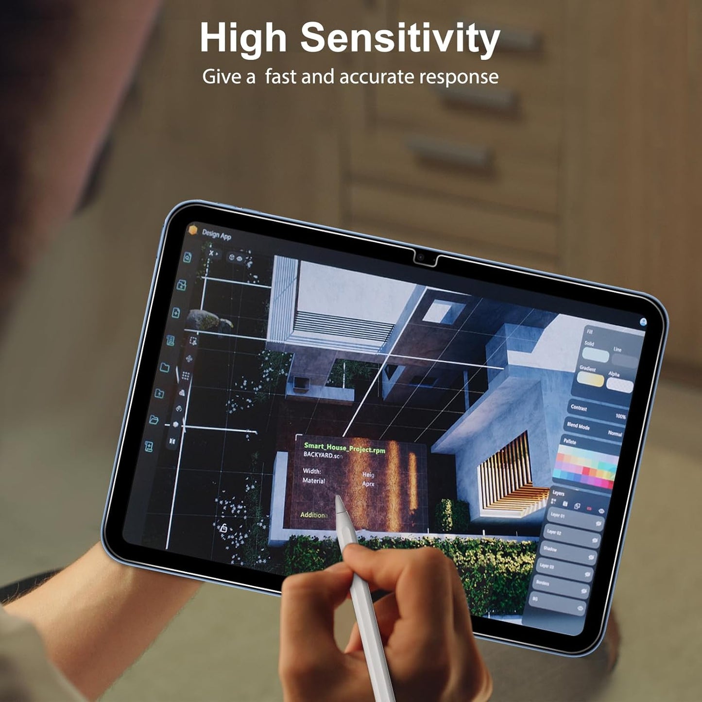 SPARIN iPad Screen Protector - 2 Pack Tempered Glass for 11 Inch & 10.9 Inch | Case Friendly, Anti-Scratch, Touch Sensitive