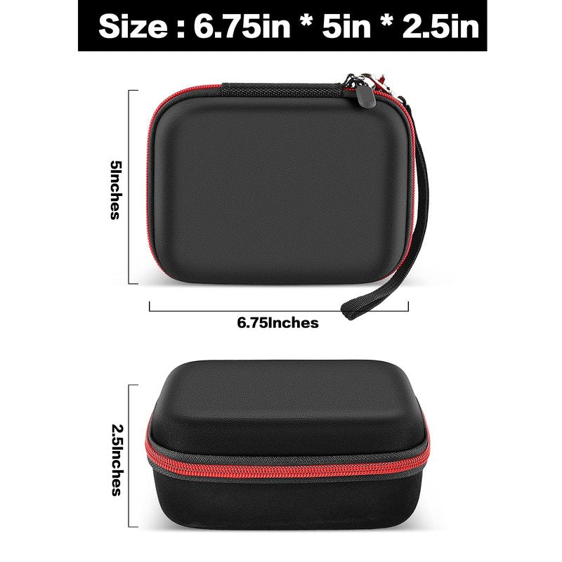 ALLPRIMO Case Compatible with Wahl Professional Peanut Classic Clipper Trimmer #8685 8655 8655-200 8633 8081 8035. Hair Clipper Organizer Holder for Attachment Comb, Oil,Blade Guard(Box Only)-Black