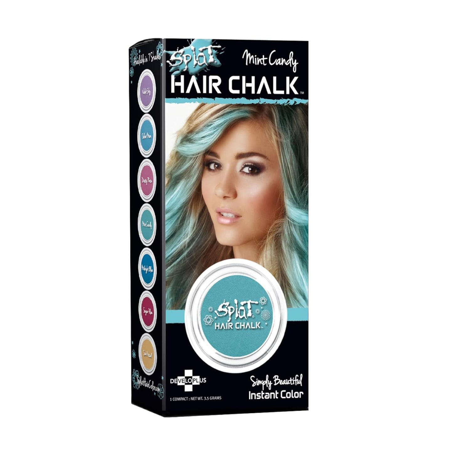 Mint Candy Hair Chalk - Vibrant Temporary Hair Color for Fun Styles
