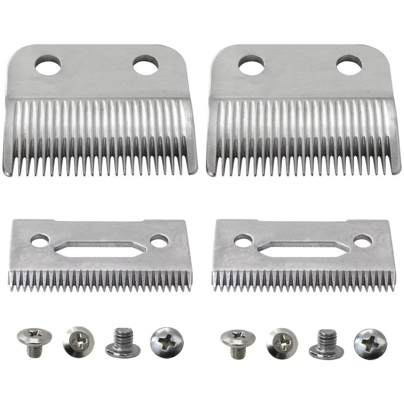 2pcs Blade for Wahl Clipper Blades, Compatible for Wahl Precision Replacement Blades,2 Hole Clipper Blade Replacement for Wahl MC3 Replacement Blades