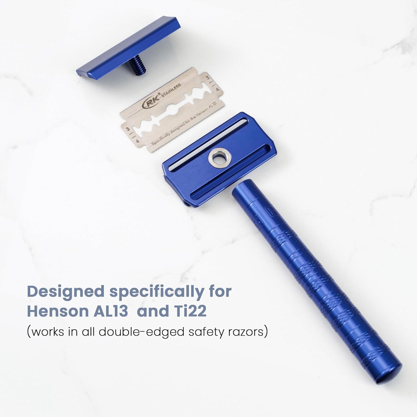 Double Edge Razor Blades - 100 Pack for Henson AL13 Razor | Precision Shaving