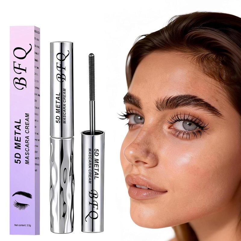 Iron Wand Mascara - 5D Curling Waterproof Eyelash Mascara | Long-Lasting Volume & Length, Black