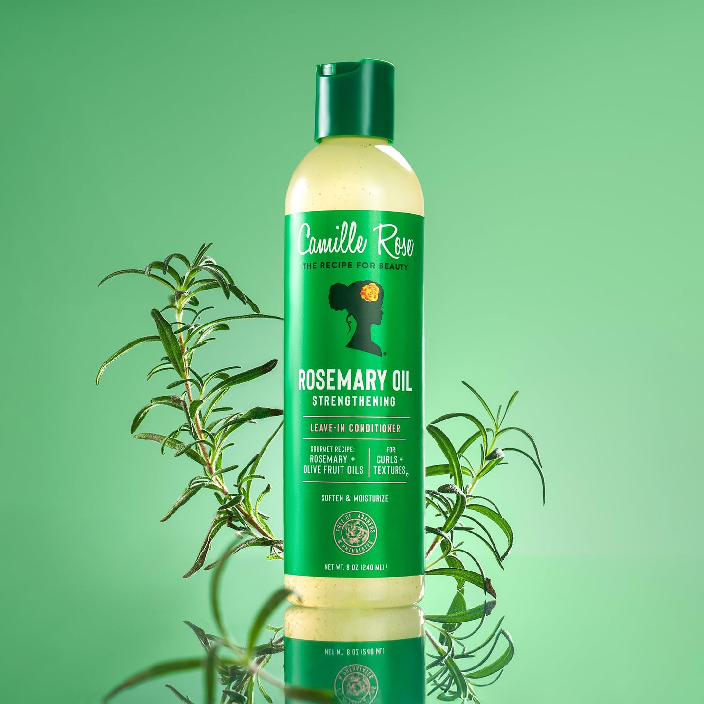 Camille Rose Rosemary Leave-In Conditioner + Hair & Scalp Drops for Strengthening, Detangling, Dry Scalp Moisture