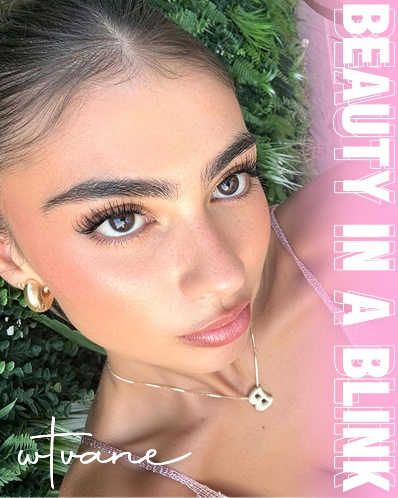 Natural Lash Clusters - 12mm Wispy Eyelash Extensions | Soft Ultra-Light C Curl, Clear Thin Band