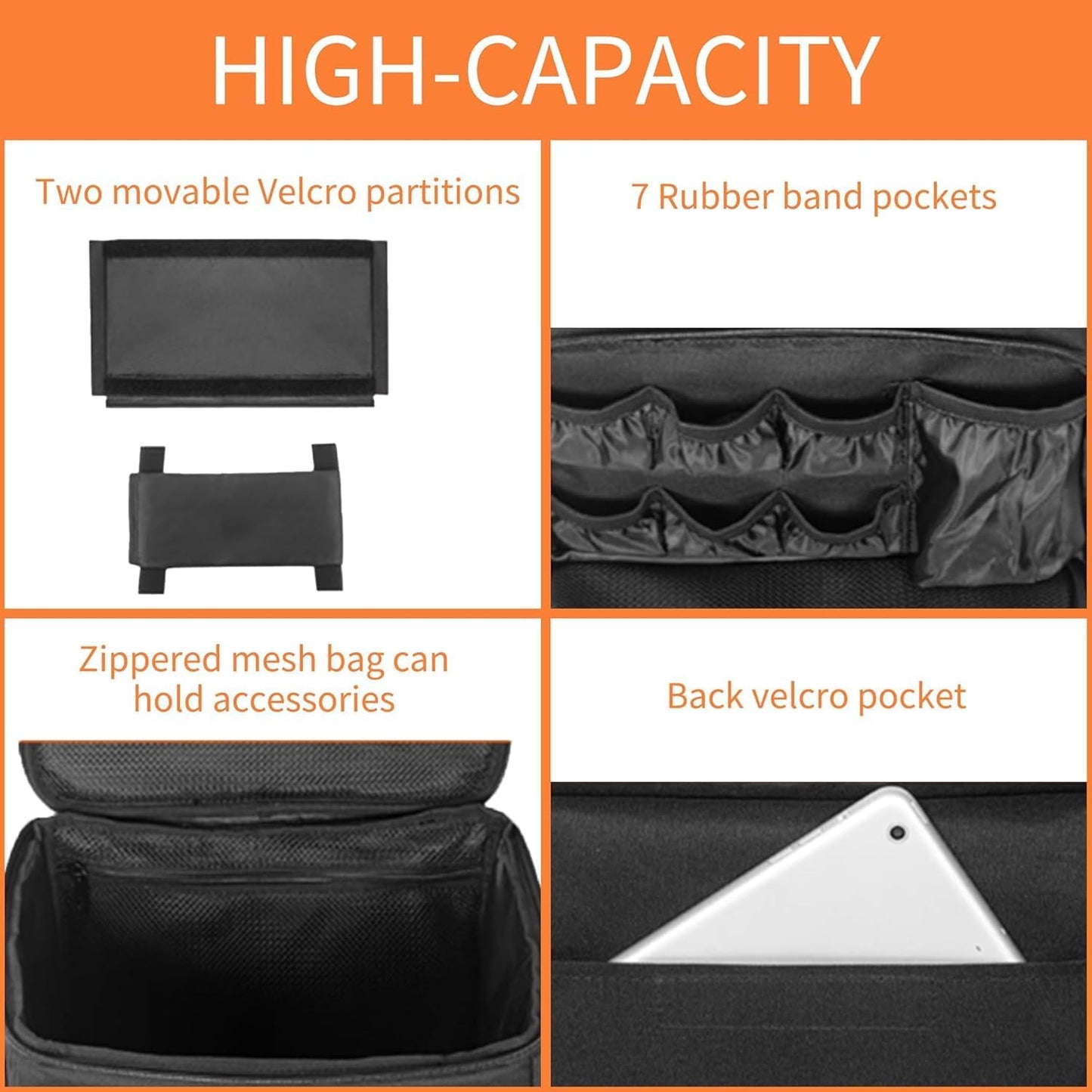 Portable Barber Supplies Bag - Professional Hair Clipper Organizer with Shoulder Strap | Ideal for Scissors, Clippers & Trimmers