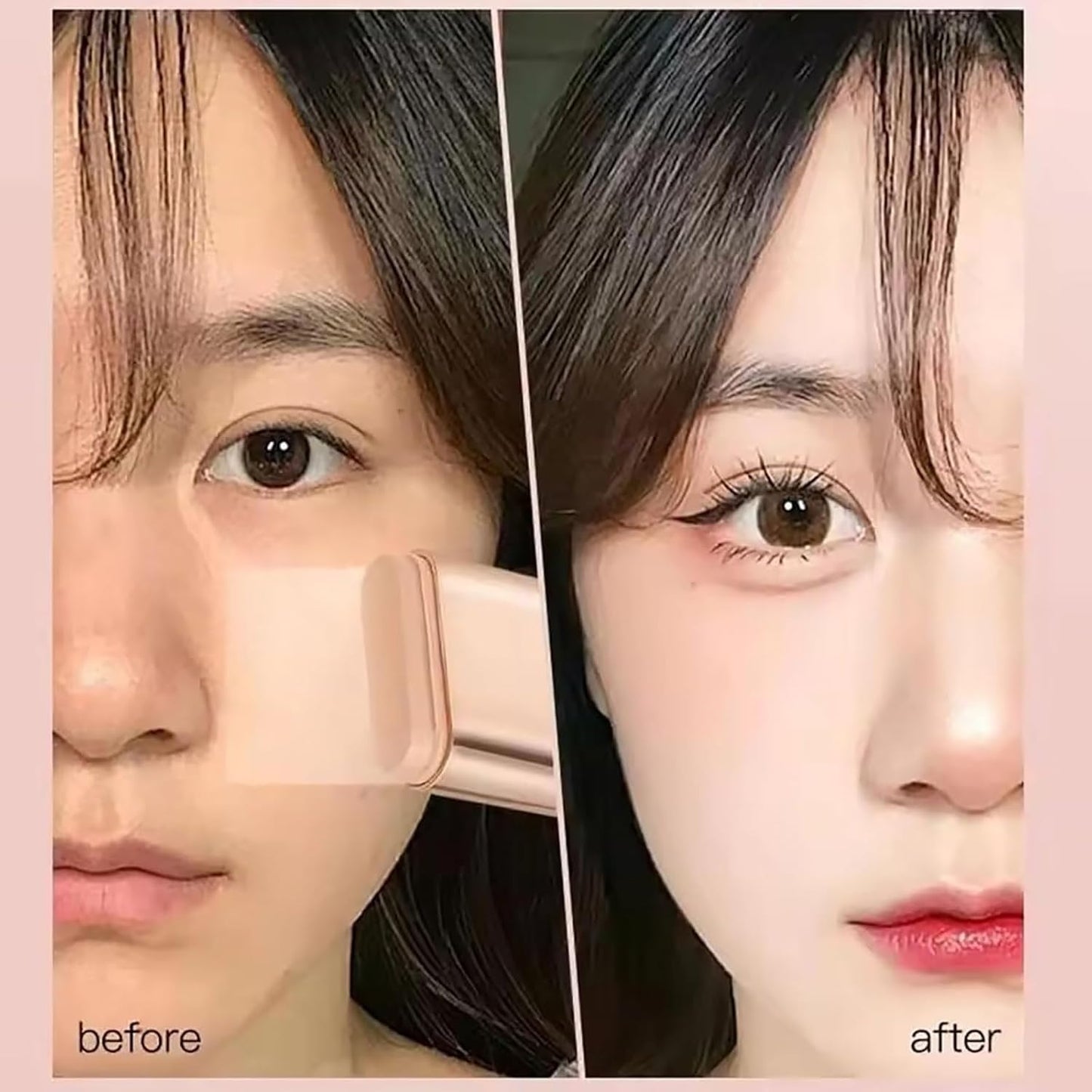 Korean Dual-Ended Foundation Stick - 2-in-1 Flawless Coverage & Concealer | Lightweight, Long-Lasting, All Skin Types (3PCS)