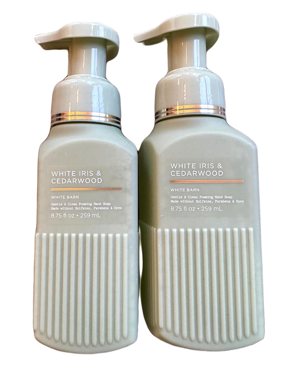 Foaming Hand Soap - White Iris Cedarwood Scent | 2-Pack for Luxurious Clean