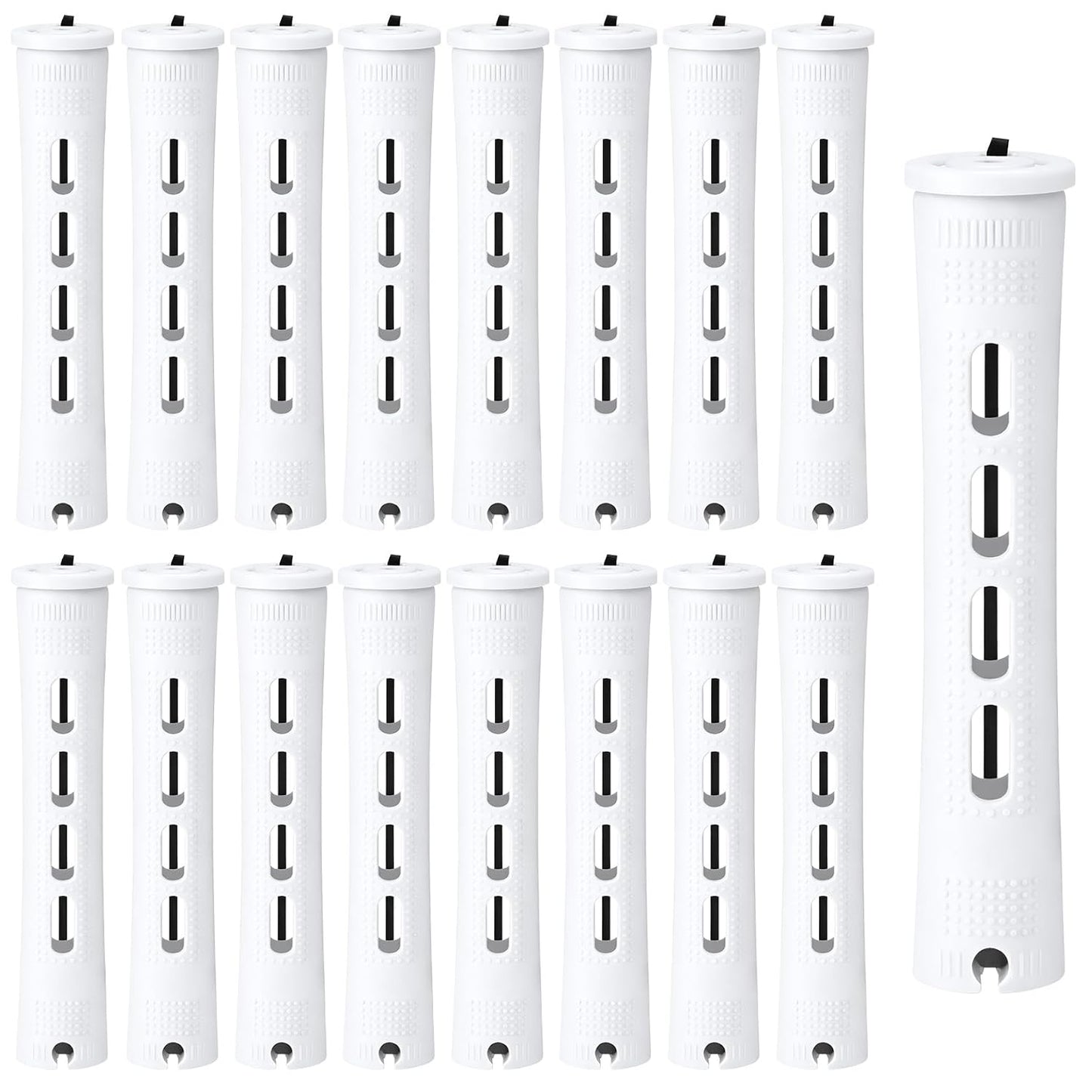 60 Pcs Perm Rods - Cold Wave Curling Rollers for Long & Short Hair | DIY Hairdressing Tool (0.28 x 3.22 Inches)