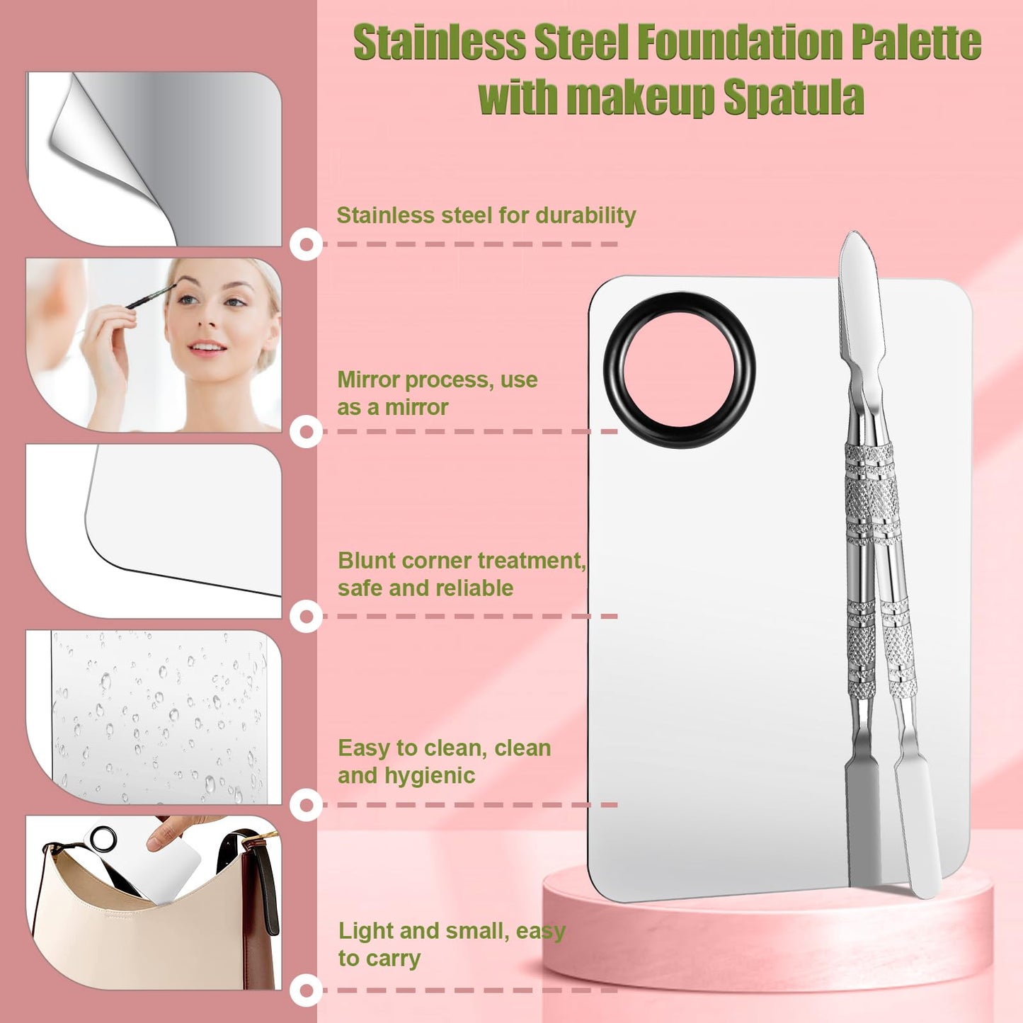 Makeup Mixing Palette, Makeup Hand Palette Single Use Makeup Mixing Tray