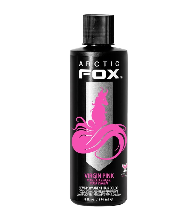 Vegan Semi-Permanent Hair Color Dye - Arctic Fox Virgin Pink (8 Fl Oz) | Cruelty-Free Formula