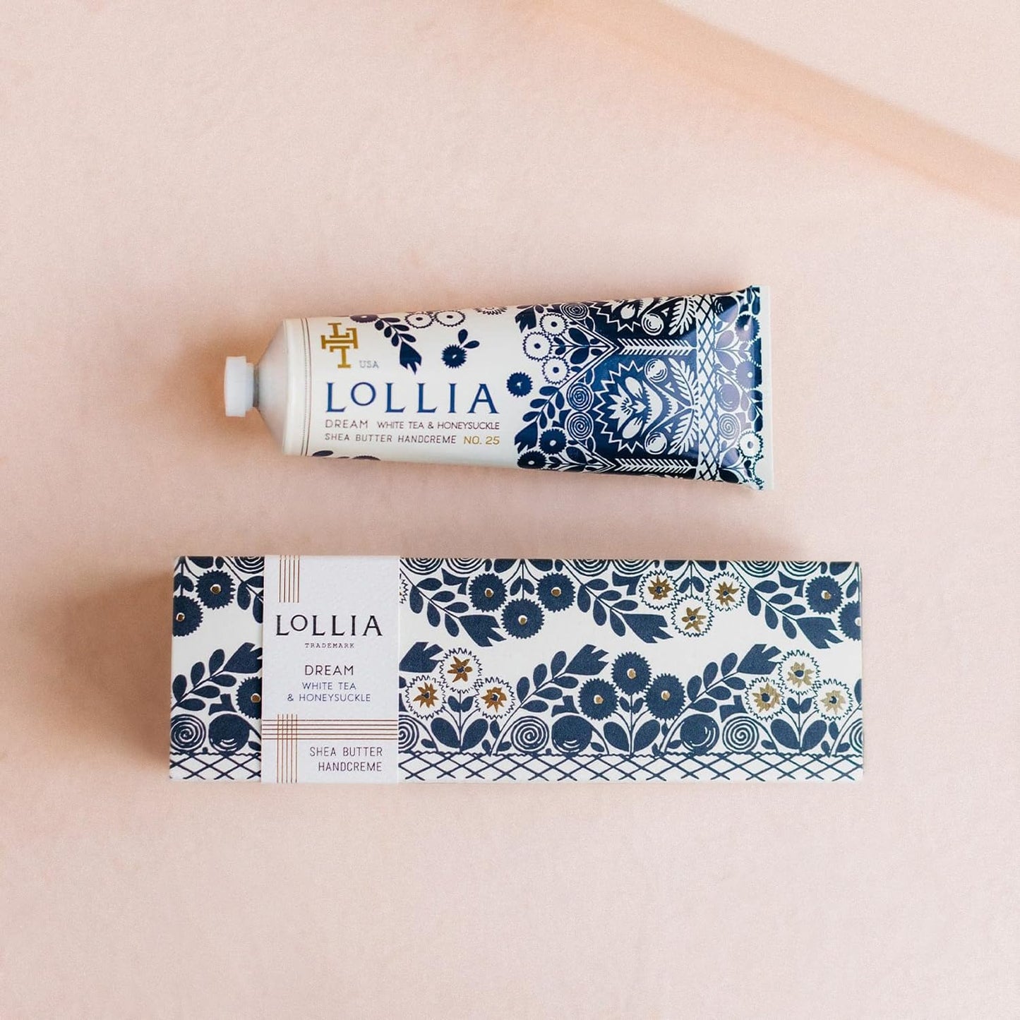Lollia Dream Hand Cream - Moisturizing Shea Butter Lotion | Lightweight & Quick Absorbing | 4 oz / 113 g