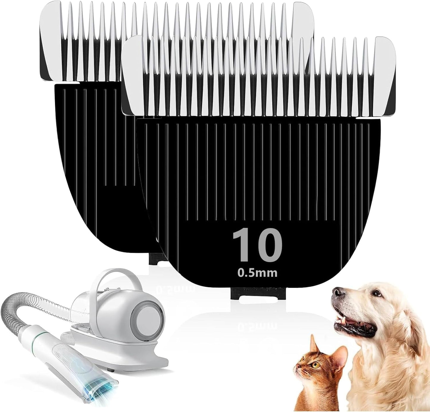 Replacement Blade for Nebot P1 Pro Pet Grooming Kit - Ceramic & Stainless Steel | Size 10 Cut Length 1/50" (0.5mm)