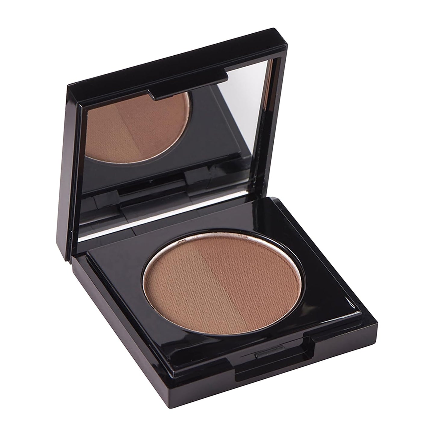 Duo Luxury Brow Powder - Versatile Vegan Compact for Full, Defined Brows - Charcoal | 0.88 oz