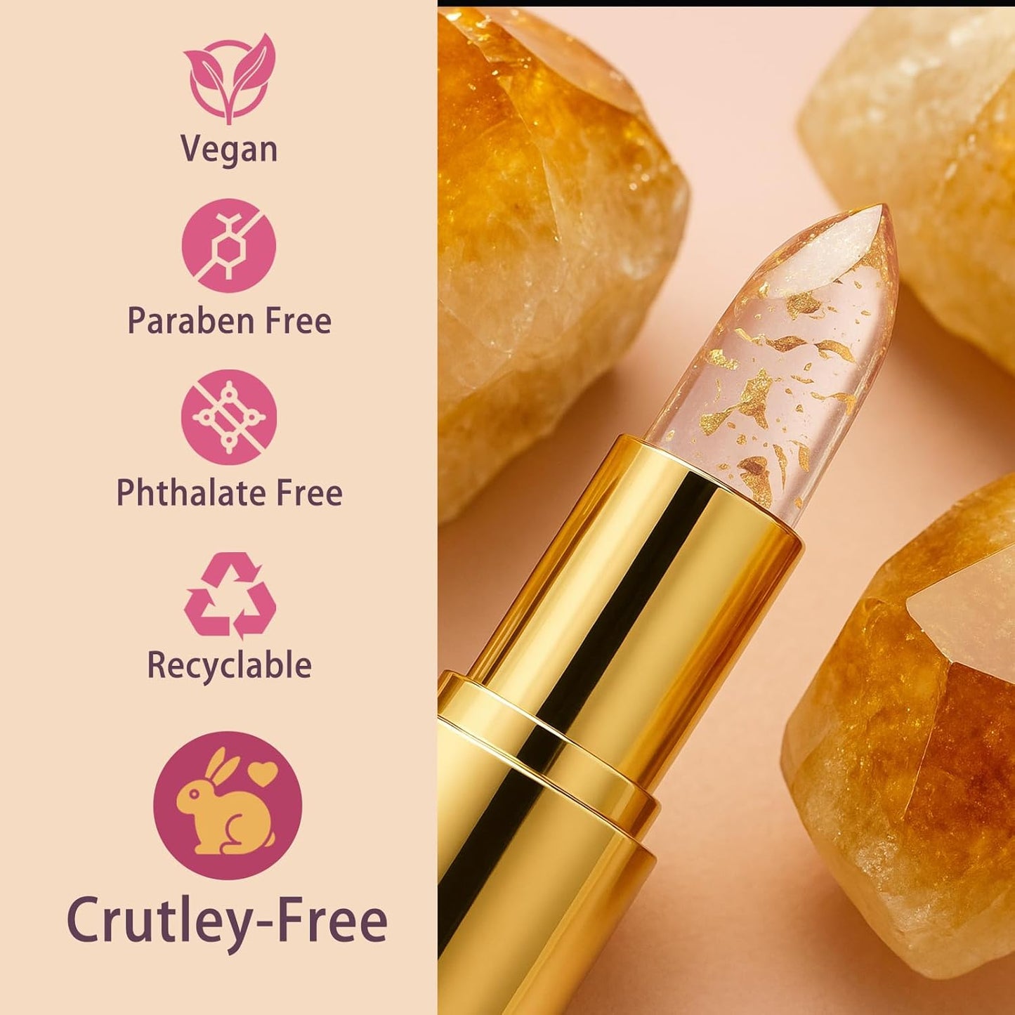 Color Changing Lipstick - 2PCS PH Reactive Lip Balm | Long Lasting, Hydrating Formula, Perfect Gift for Women