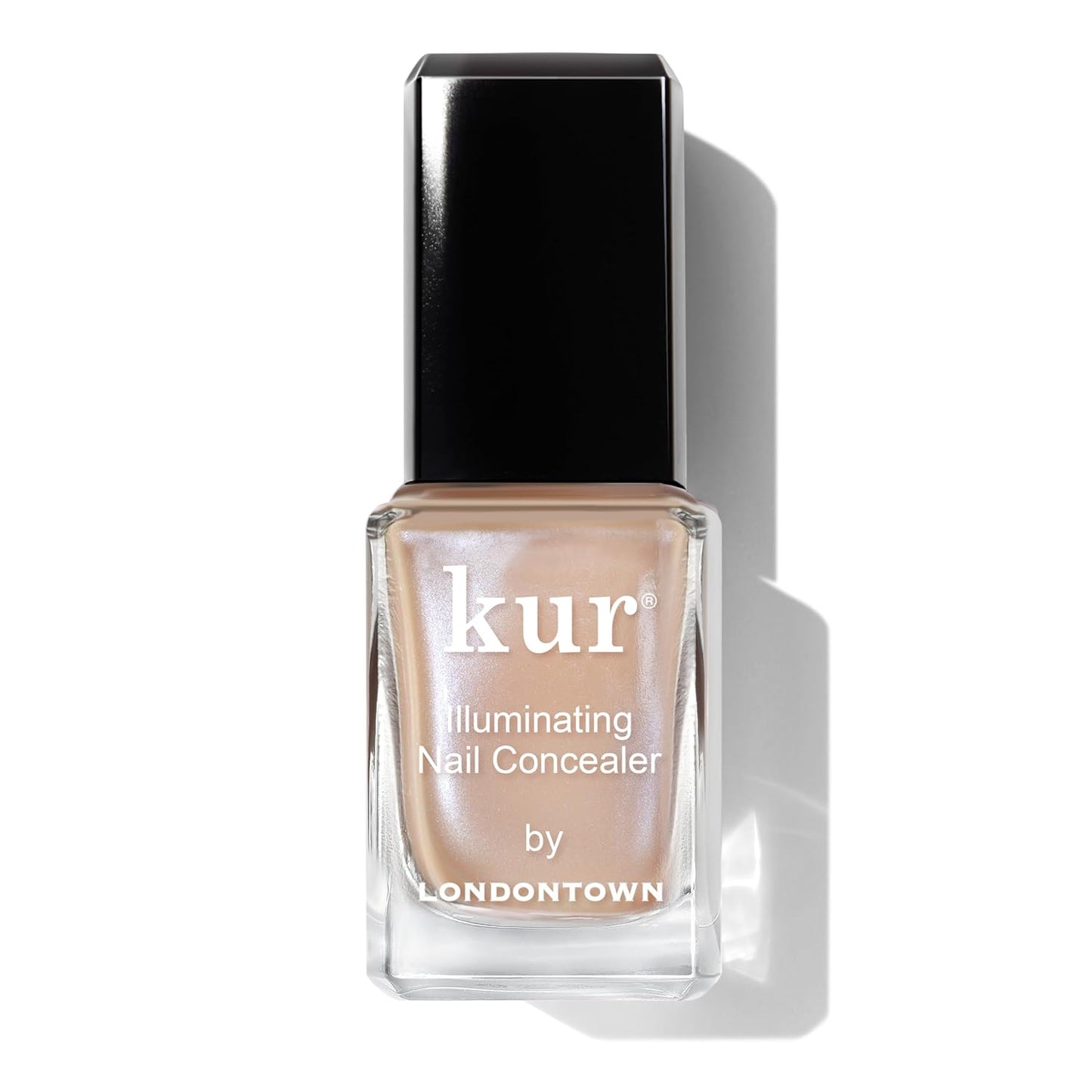 LONDONTOWN Illuminating Nail Concealer - Brightening Nail Polish & Strengthener for Discolored Nails | 0.4 Fl Oz