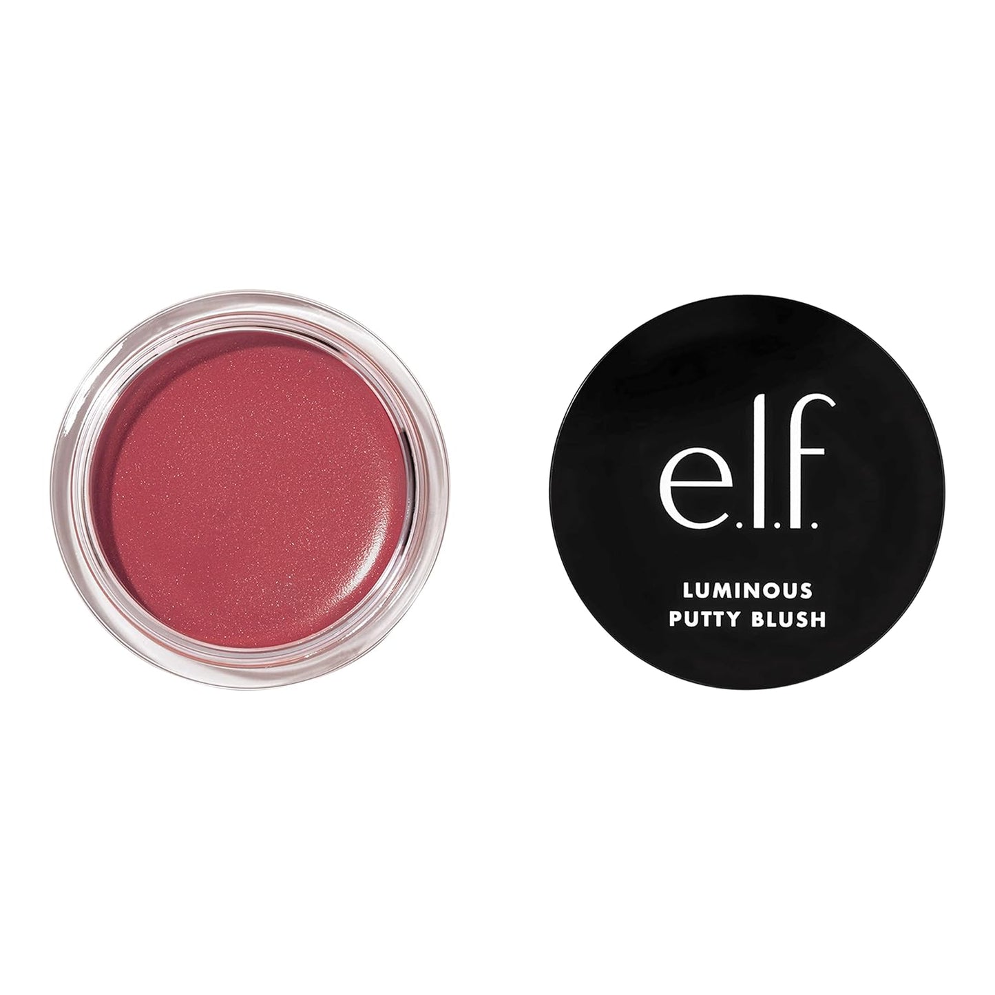 e.l.f. Luminous Putty Blush - Buildable Creamy Blush With Shimmer Finish | Maui Color