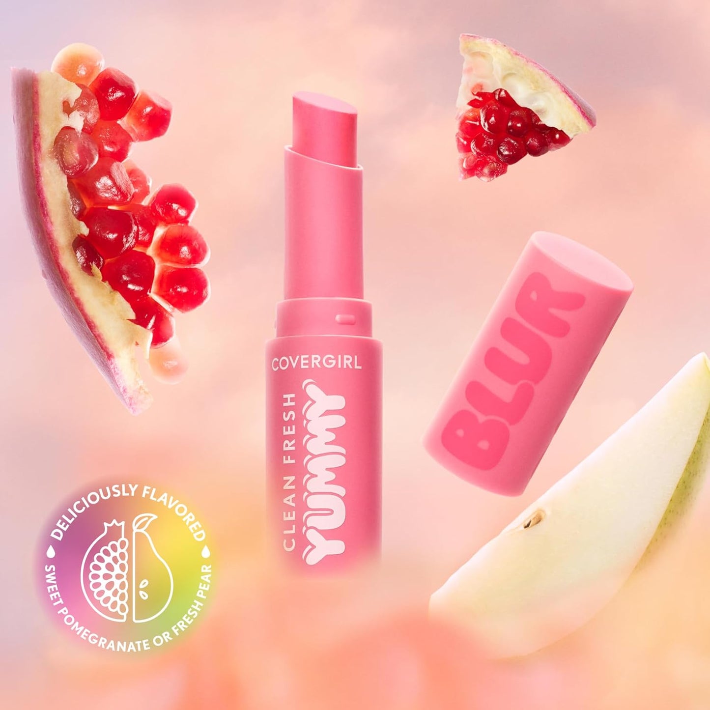 Clean Fresh Yummy Blur Lipstick - Blurring Matte Lip Color, Vegan Formula | 140 Into the Blur (Mauvy Pink)