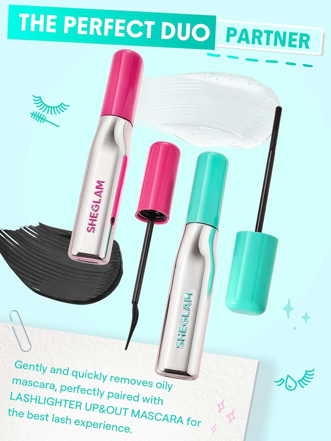 Lashlighter EZ Gentle Mascara Remover - Effortlessly Remove Waterproof Mascara