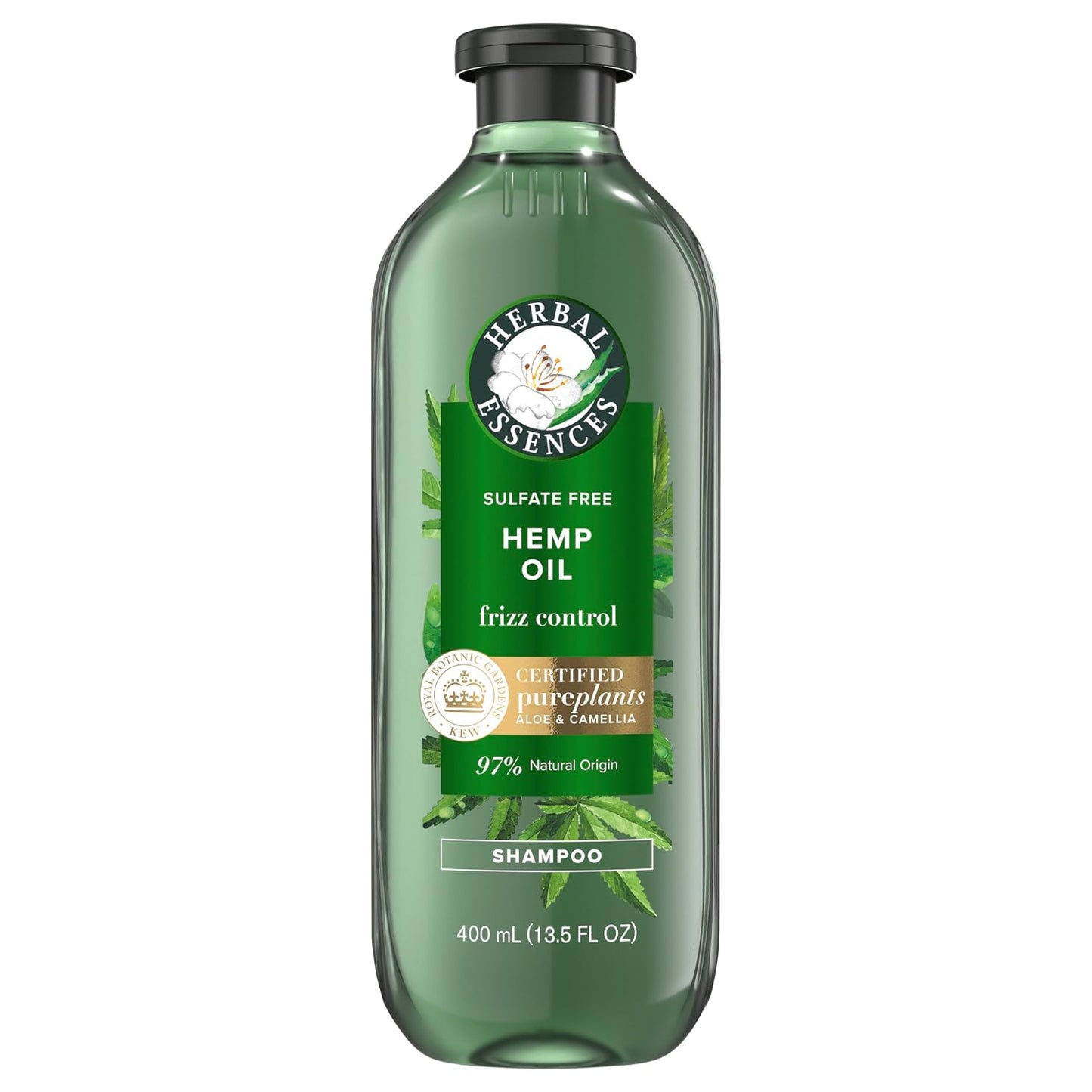 Herbal Essences Bio: Renew Hemp Shampoo - Sulfate-Free Frizz Control | 13.5 Fl Oz