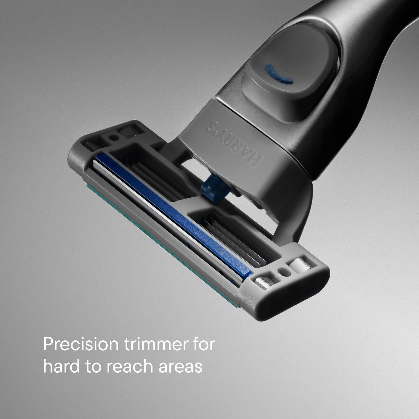 Harry's Plus Razor Refills - 4 Cartridges with Travel Blade Cover - Compact Cartridge Design for Precise Control - Shaving Kit for Men - Only Compatible with Harry's Plus Handles