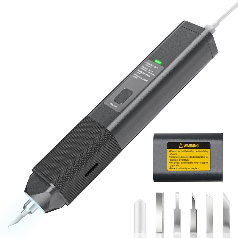 Ultrasonic Cutter, 40kHz High Precision Ultrasonic Cutting Knife, 30W Corded Ultrasonic Knife for Better Cooling, Effortless Support Removal Tool for 3D Printing, Resin, PCB, Leather, Hobby DIY Craft