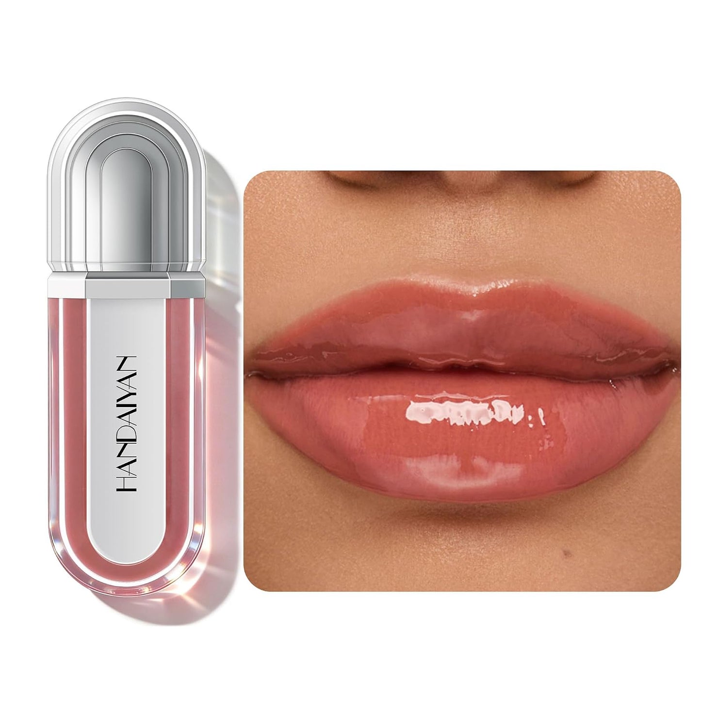 3D Hydra Lip Gloss - Plumping & Hydrating Non-Sticky Formula for Fuller Lips | Cherry Vinyl Shade