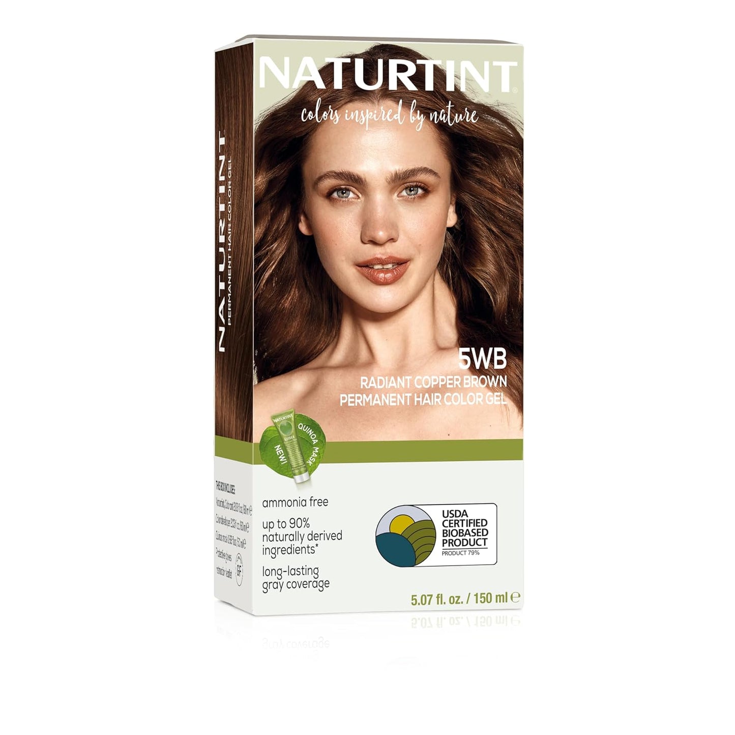Naturtint 7N Hazelnut Blonde Permanent Hair Color | Ammonia-Free, Vegan, 100% Gray Coverage, Long-Lasting Results