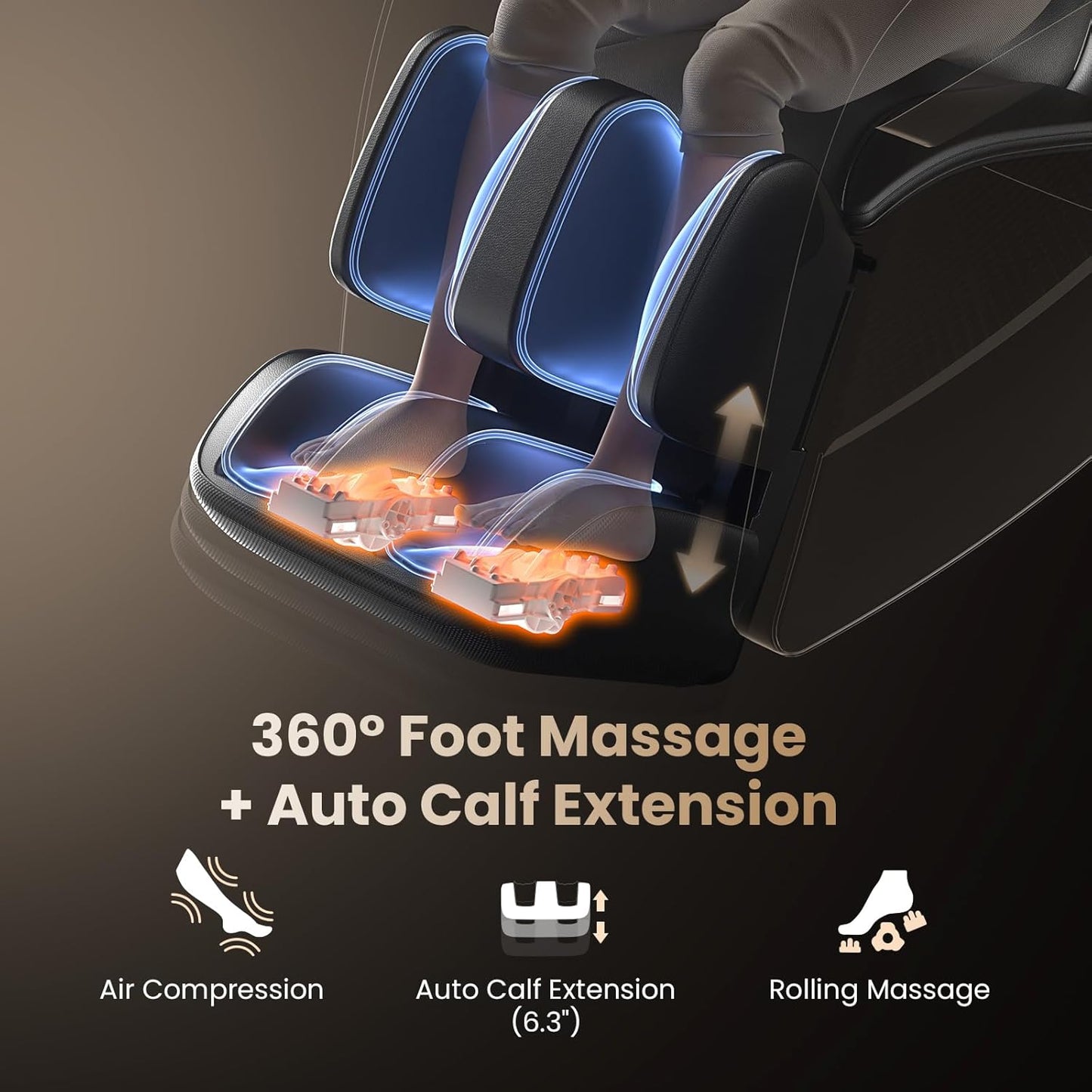 iMaster Pro 4D Full Body Massage Chair - Zero Gravity SL-Track Recliner with Voice Control & Heat | Ideal for Tall Users