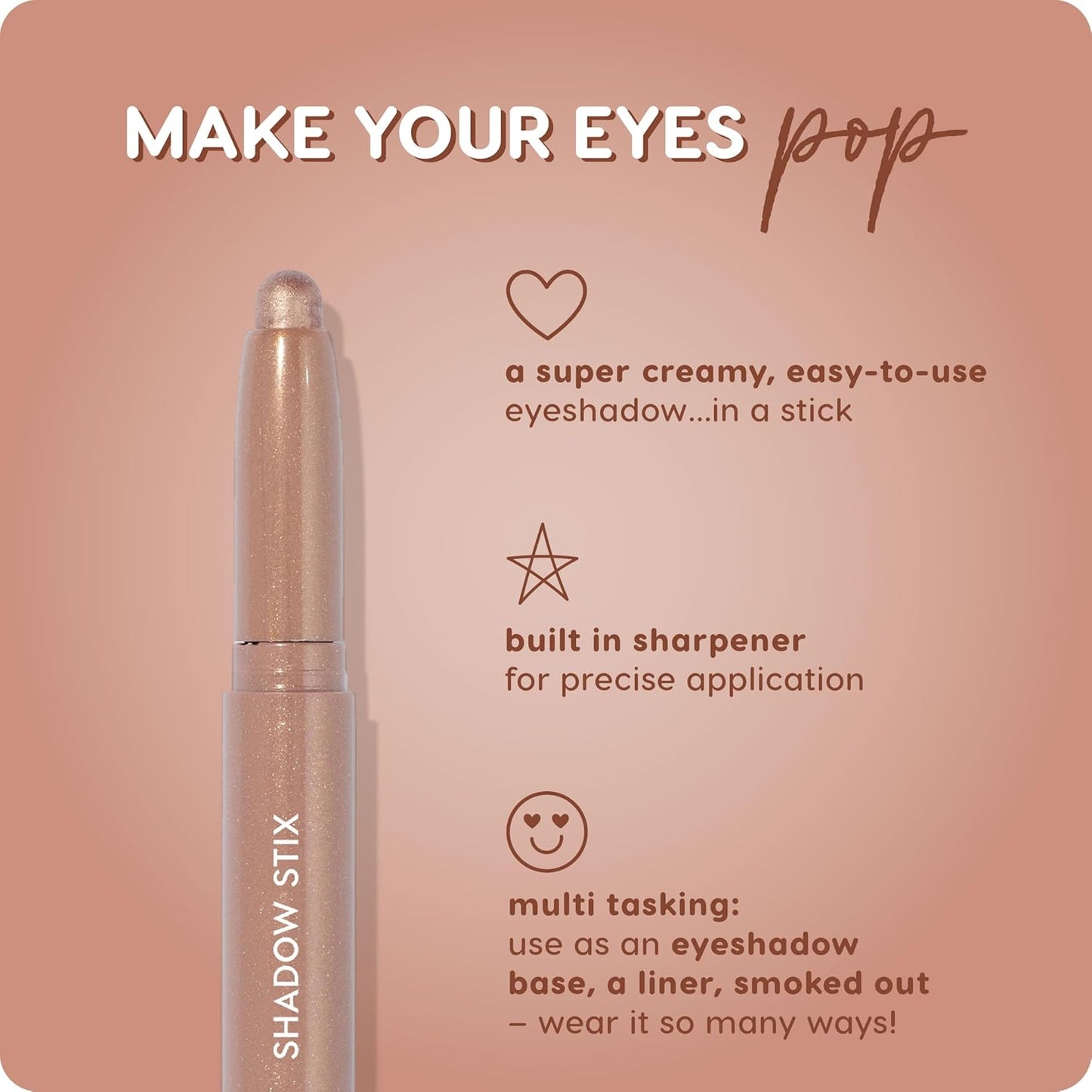 ColourPop Cream Eyeshadow Stick Bundle - Long-Lasting Color | Socialite & Honey BB (Pack of 2, 0.05 oz Each)
