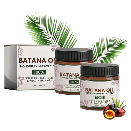 Batana Oil for Hair Growth - 100% Pure Hydrating Oil for Thicker, Stronger Hair | 2PCS