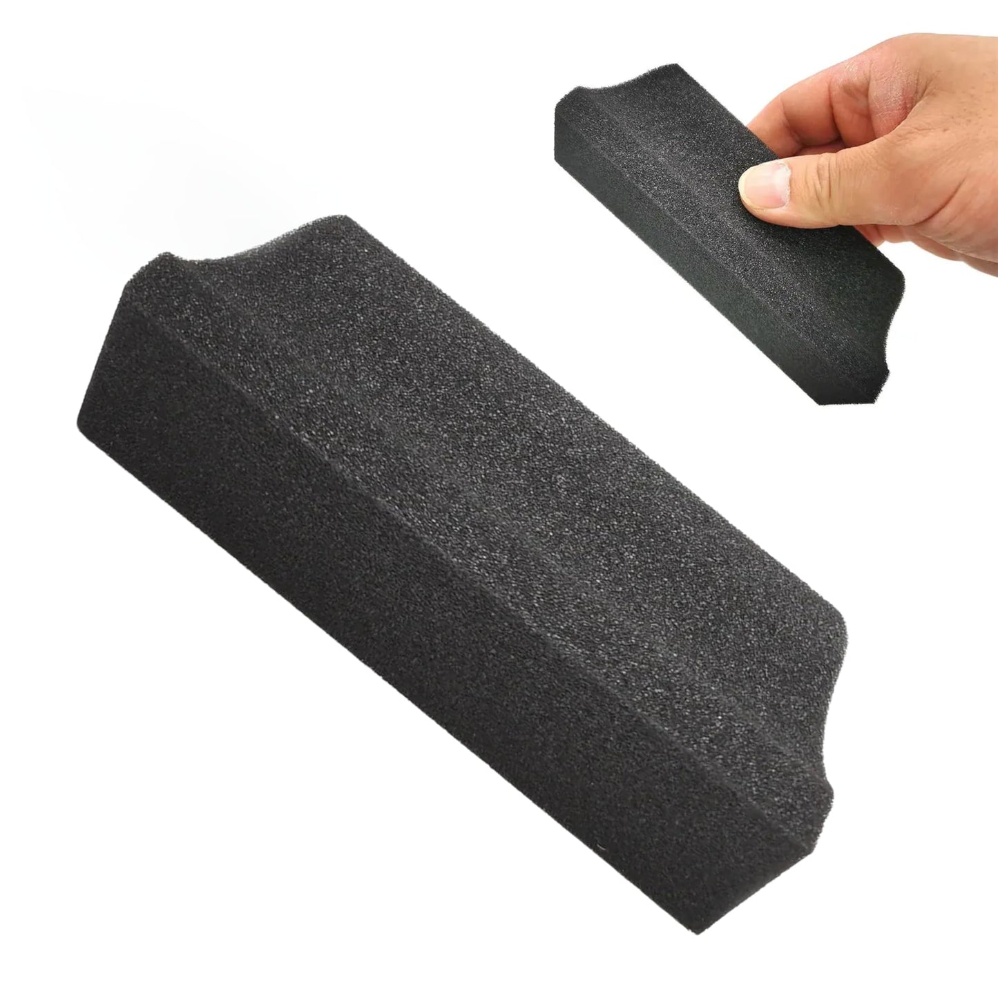 Highly Absorbent Beard Hair Catchers - Reusable, Wet Duster Sponge for Barber Supplies & Bathroom Sink Cleaning