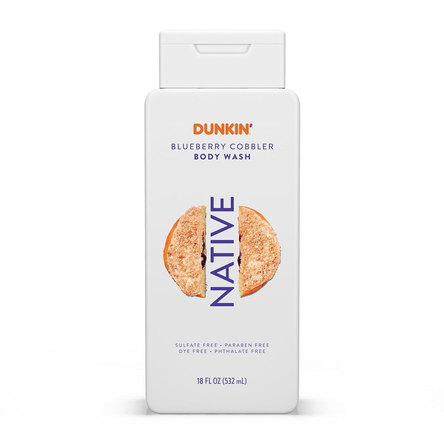 Native Body Wash - Dunkin Vanilla Sprinkle | Naturally Derived, Sulfate & Paraben Free, 18 oz