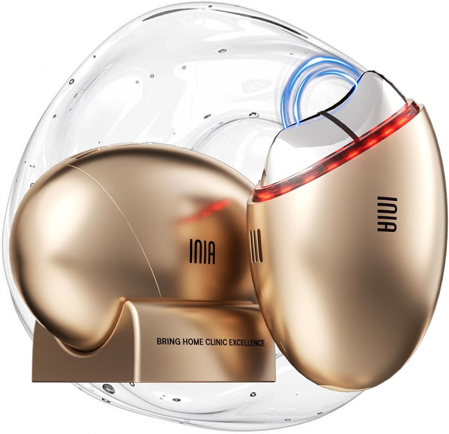 7-in-1 Red Light Therapy Gua Sha Facial Massager - Thermal & Cryo Modes for Puffiness & Firming