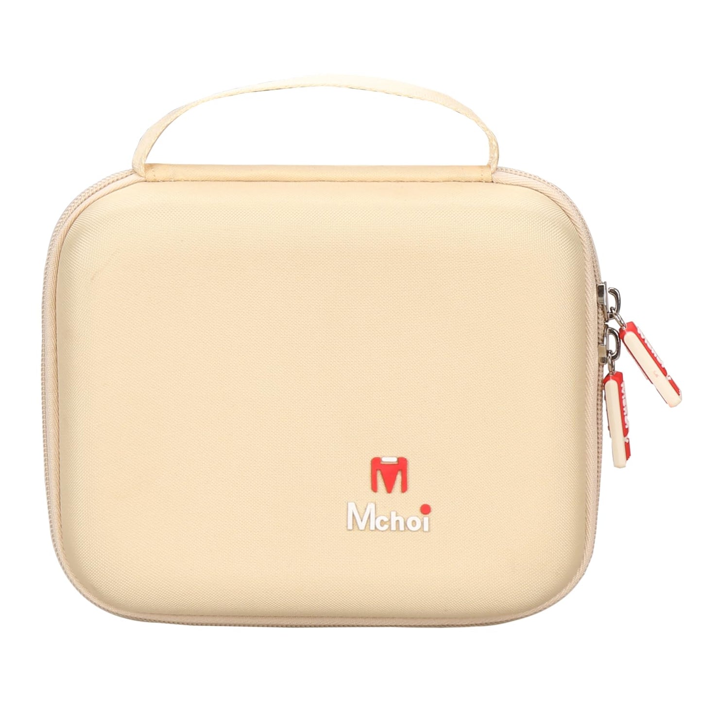 Mchoi Hard Storage Case Fits for Tenhitoys Travel Steamer Iron Electric Steam Ironing Machine for Clothes (Beige)