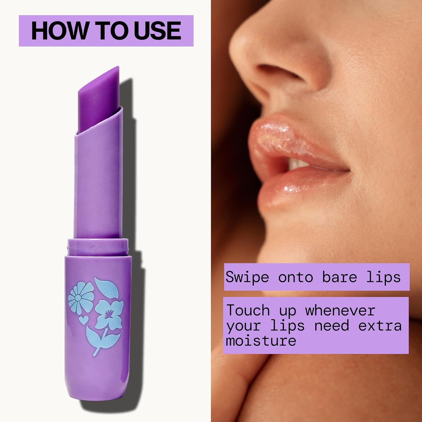 Blueberry Crush Lip Buttercream - Tinted Vegan Lip Balm for Hydration & Shine | Buildable Mineral Tint